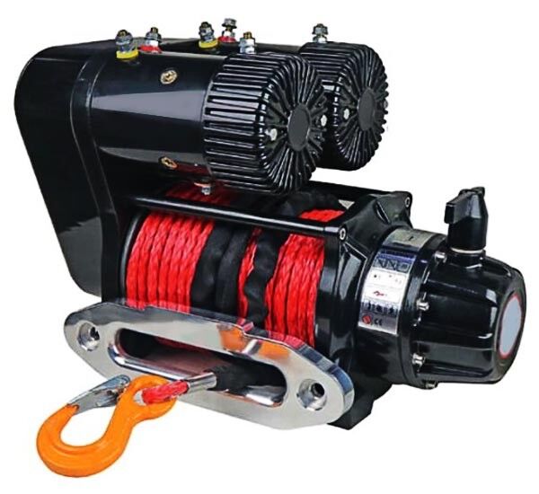 ELECTRIC WINCH - 10,000 lbs Capacity - Dual 7.2 HP Motors - 3 Stage 108:1 Ratio