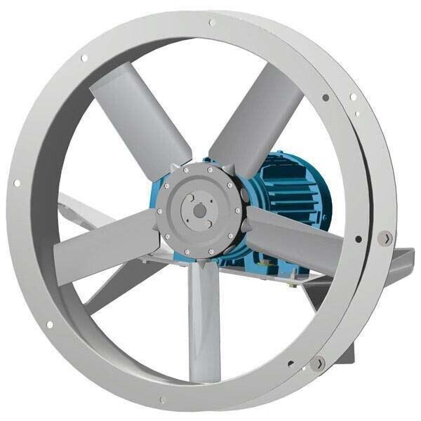 27" Flange Mounted EXHAUST FAN - 10,000 CFM - 230/460 Volt - 3 Ph - 3 HP - TEFC