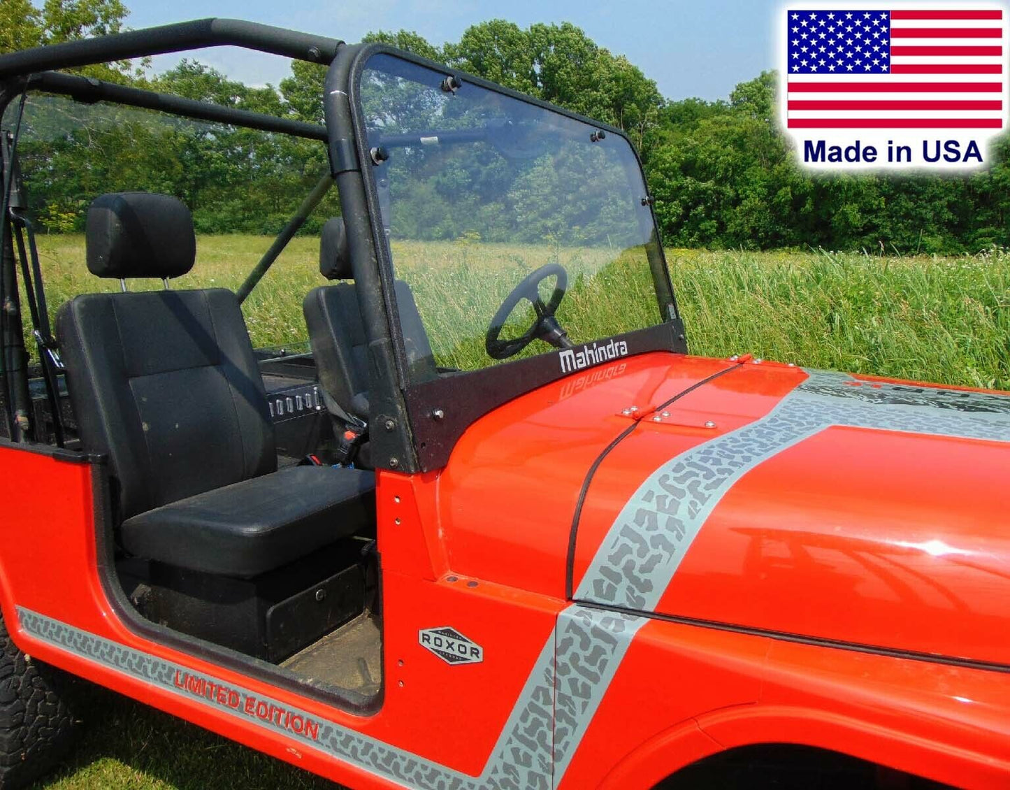 Mahindra Roxor FULL ENCLOSURE - SOLID HARD WINDSHIELD, Roof, Doors, & Rear