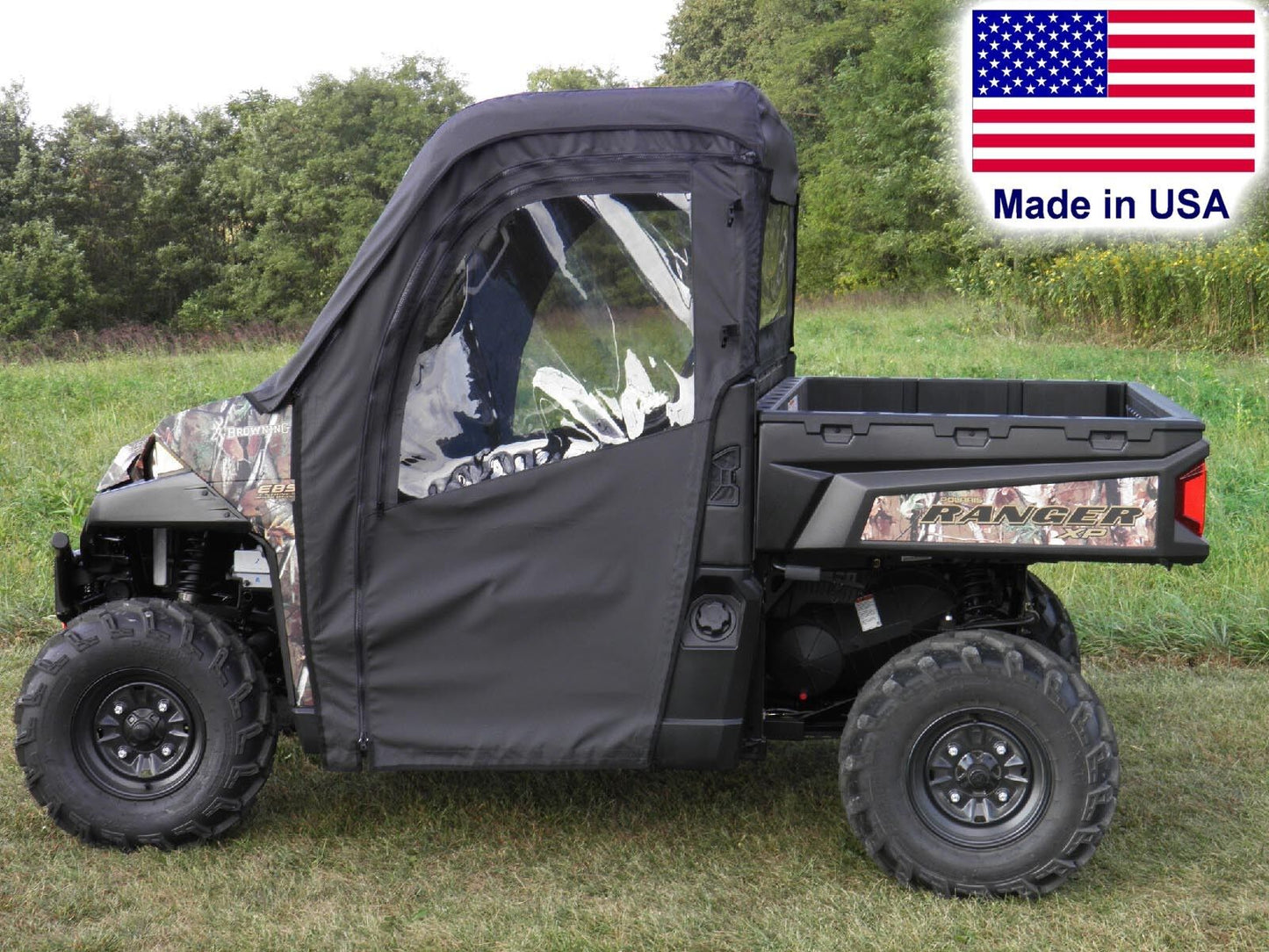 Polaris Ranger XP Full Enclosure - VINYL WINDSHIELD, Roof, Doors, Rear Window