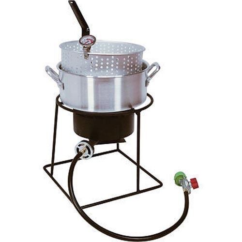 Propane Cooker with Fry Pan & Basket - 54,000 BTU - CSA Approved - Outdoor