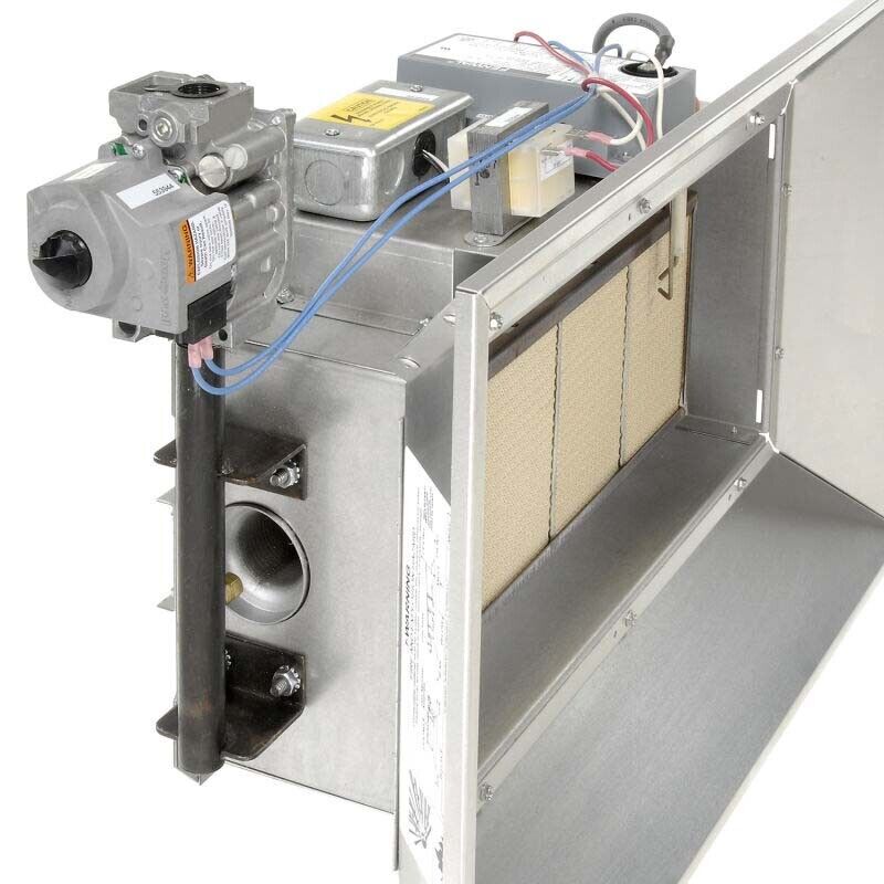 Infrared Natural Gas Heater - 100,000 BTU - 3,000 Sqft - 120 Volts - Radiant