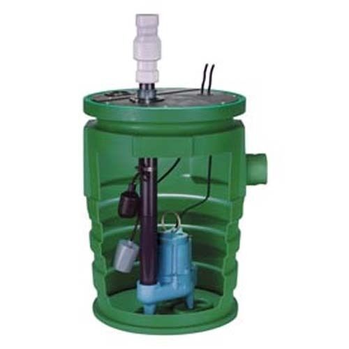 Sewage Ejector System & Alarm - 2" Discharge - 115V, 1 Ph, 12 A, 1/2 HP, 110 GPM