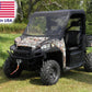 VINYL WINDSHIELD & ROOF Combo for Polaris Ranger XP - Soft - Withstands Hwy Spds