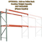 PALLET RACK - 48" W x 42" D x 120" H - 6,590 lbs Shelf Cap - Tear Drop Style
