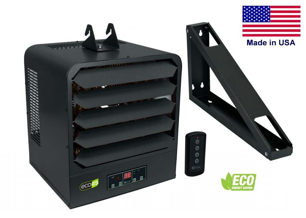 Wall Mount Electric HEATER - 208/230 Volt - 400 CFM - Single Phase - 600 sqft