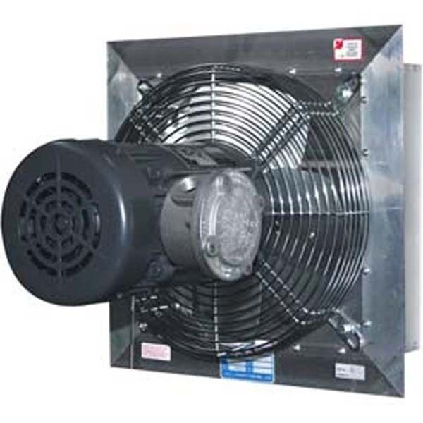 24" Aluminum Exhaust Fan - 5,520 CFM - 1/3 HP - 115/230 Volts - EXPLOSION PROOF