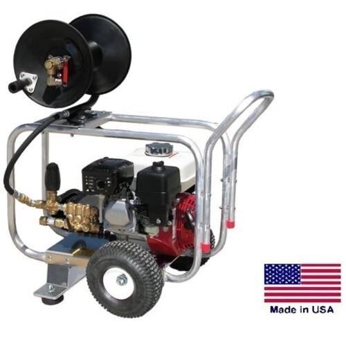 DRAIN CLEANER JETTER Commercial - 4 GPM - 4000 PSI - 13 Hp Honda - GP Pump