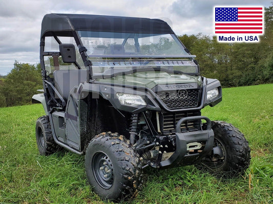 ROOF and HARD WINDSHIELD Combo for Honda Pioneer 500 - Soft Top