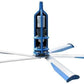 8 ft Ceiling Fan - 67,178 CFM - 2,000 sqft - 230 Volts - 3 Ph - 1 HP - 5 Blades