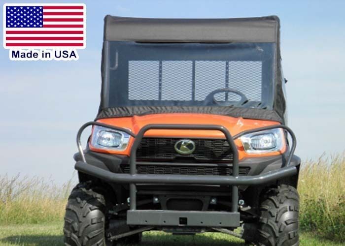 Full Enclosure for Kubota RTV X1120D X900 - Vinyl Windshield, Doors, Roof, Rear