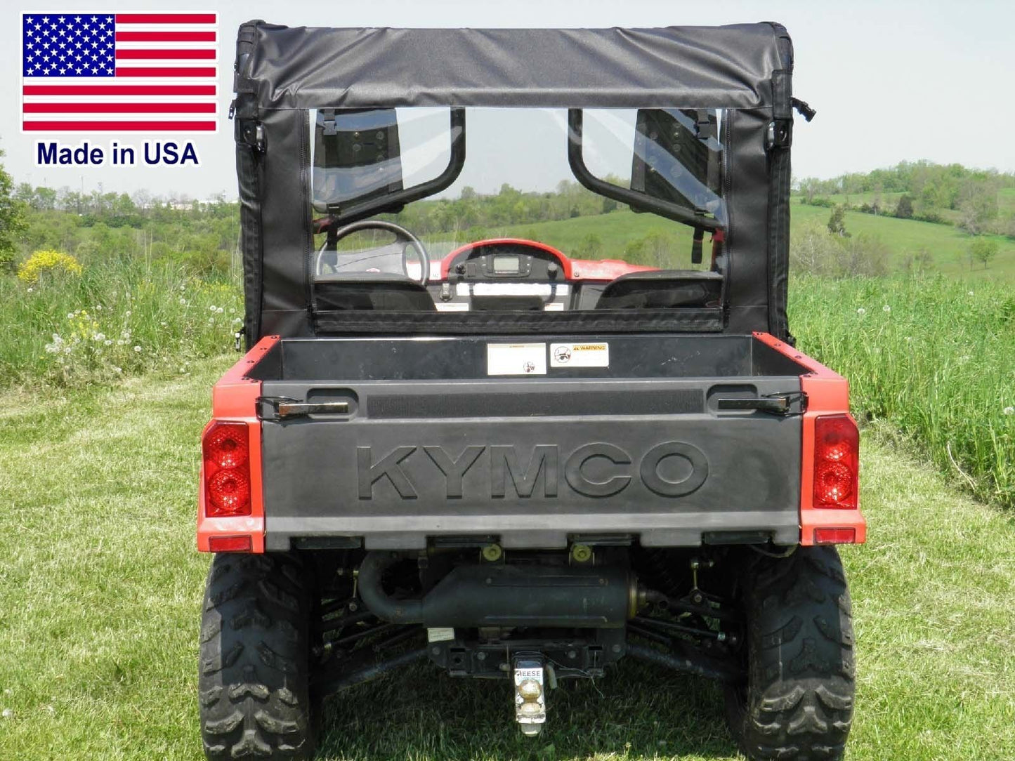 DOORS and REAR WINDOW for KYMCO 500 / 700 - Soft Material - Vinyl Windows