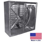 50" Wall Exhaust Fan - 21,000 CFM - 115/230 Volts - 1 Ph - Belt Driven - Shutter