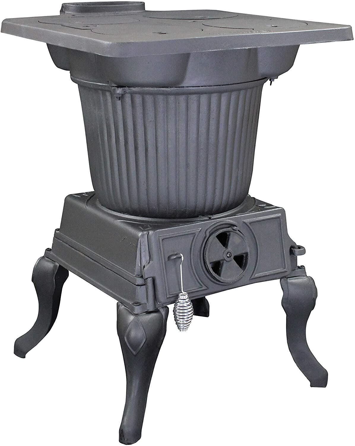 Cast Iron Heater - 1,000 Sq Ft - 60,000 BTU - Cooking - Bituminous Coal