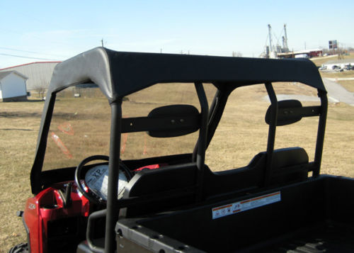 VINYL WINDSHIELD and ROOF for Polaris Ranger XP - Soft Material
