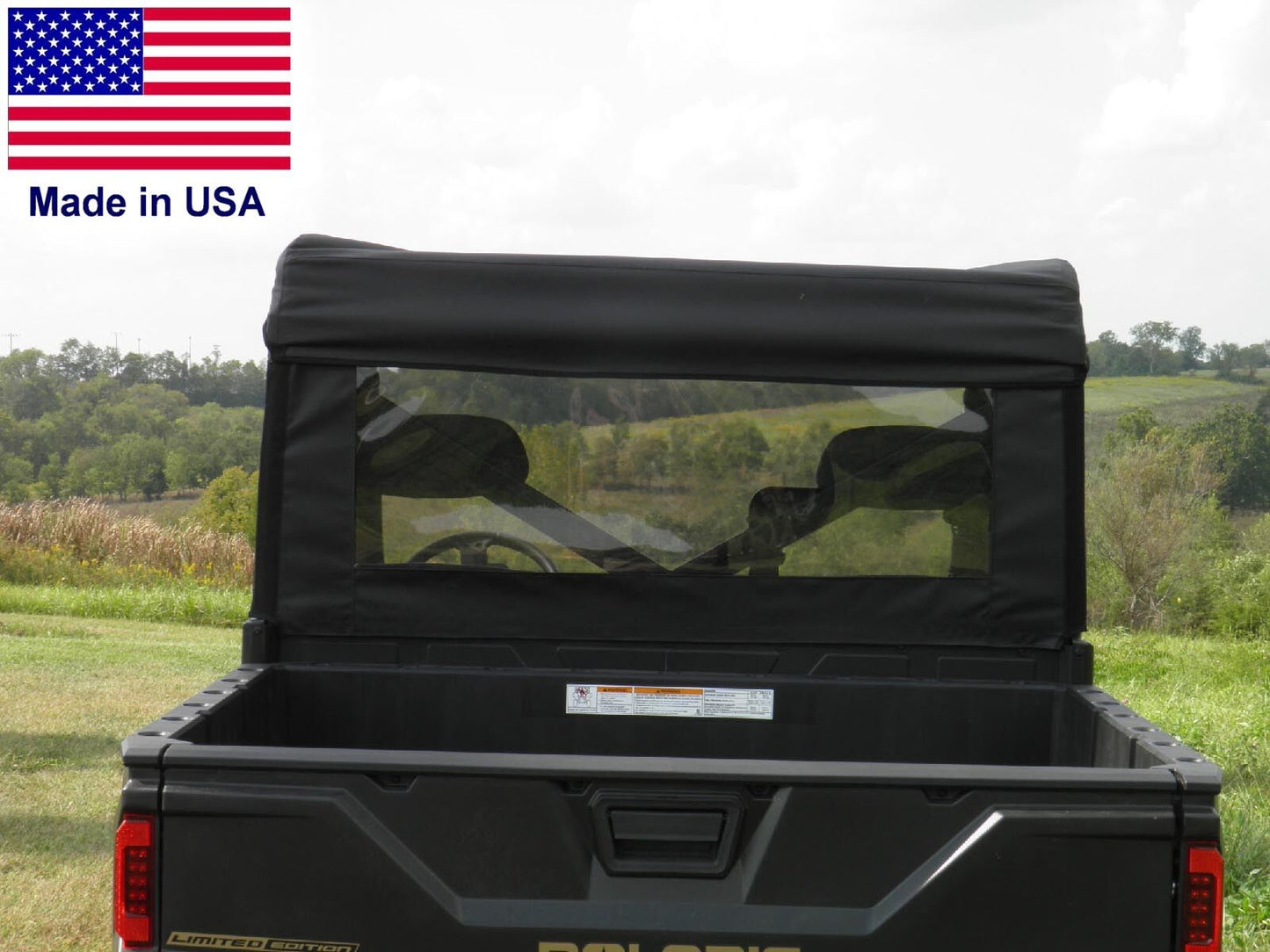 Polaris Ranger XP Full Enclosure - VINYL WINDSHIELD, Roof, Doors, Rear Window