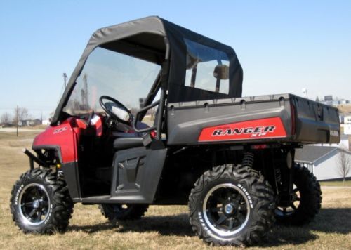 Half Enclosure for Polaris Ranger - HARD WINDSHIELD - Soft Roof & Rear Window