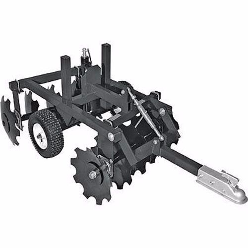 ATV Disk Harrow - 33 Inch Wide - Notched Disk Type - Commercial Duty