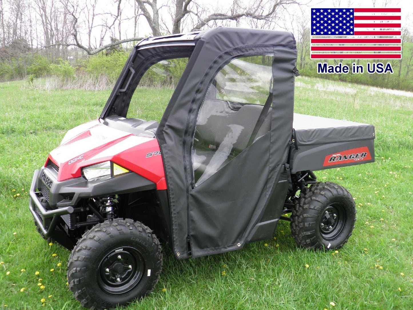 DOORS AND REAR WINDOW for Polaris Ranger 570 Mid - Soft - Puncture Proof