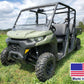 HARD WINDSHIELD for Can Am Defender Max - Travels Highway Speeds - Polycarbonate