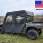 DOORS & REAR WINDOW for HiSun HS 750 Crew - Soft Material - Vinyl Windshield