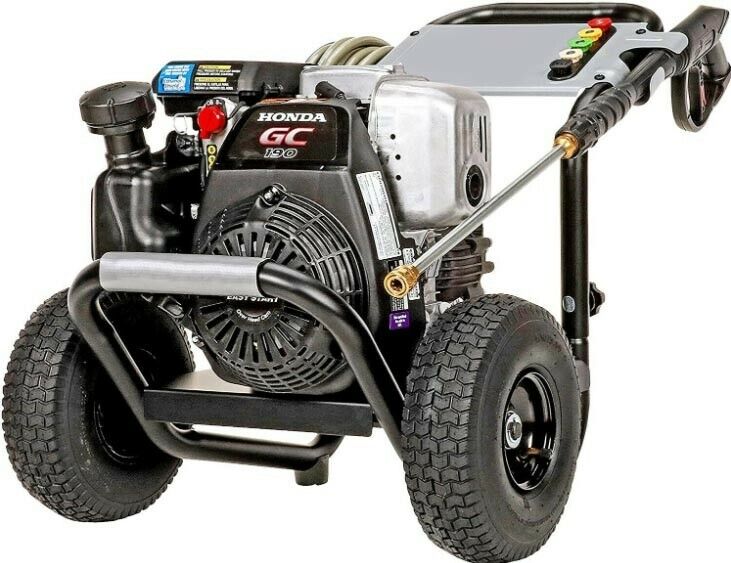 Cold Water Pressure Washer - 3200 PSI - 2.5 GPM - Honda GC Engine - 25 ft Hose