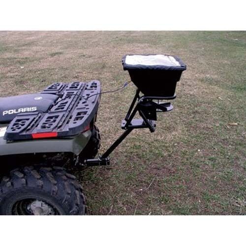 ATV Receiver Mount Spreader - 80 Lbs - 12 Volts - Wiring Harness - Rain Cover