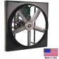 36" Exhaust Fan - Belt Drive - 15,000 CFM - 2 HP - 230/460V - 3 Phase - TEFC