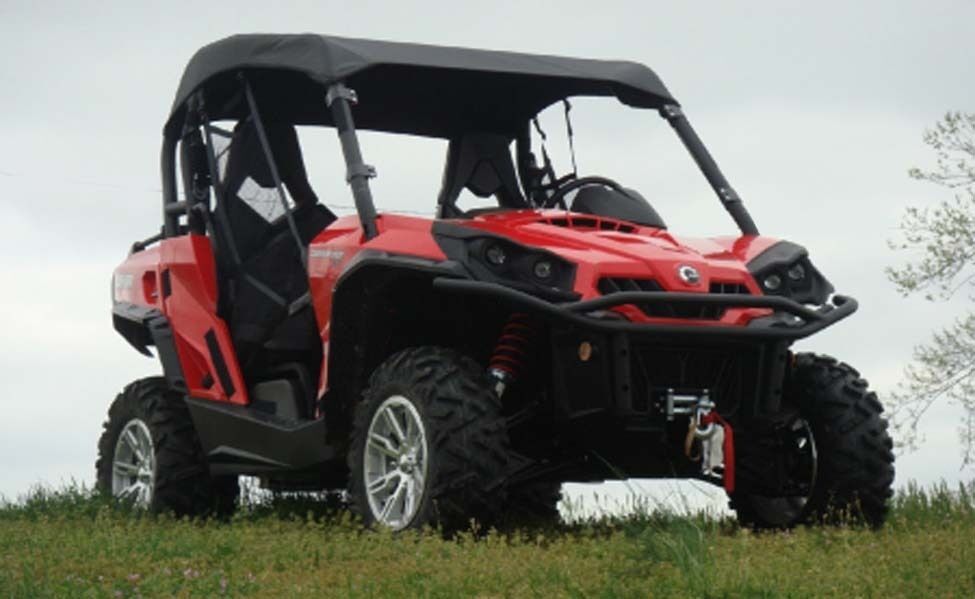 Can Am Commander Mini Enclosure - HARD WINDSHIELD, Roof, and Rear Window