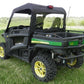 Half Cab Enclosure for John Deere RSX/HUX/HPX - VINYL Windshield, Roof, & Rear