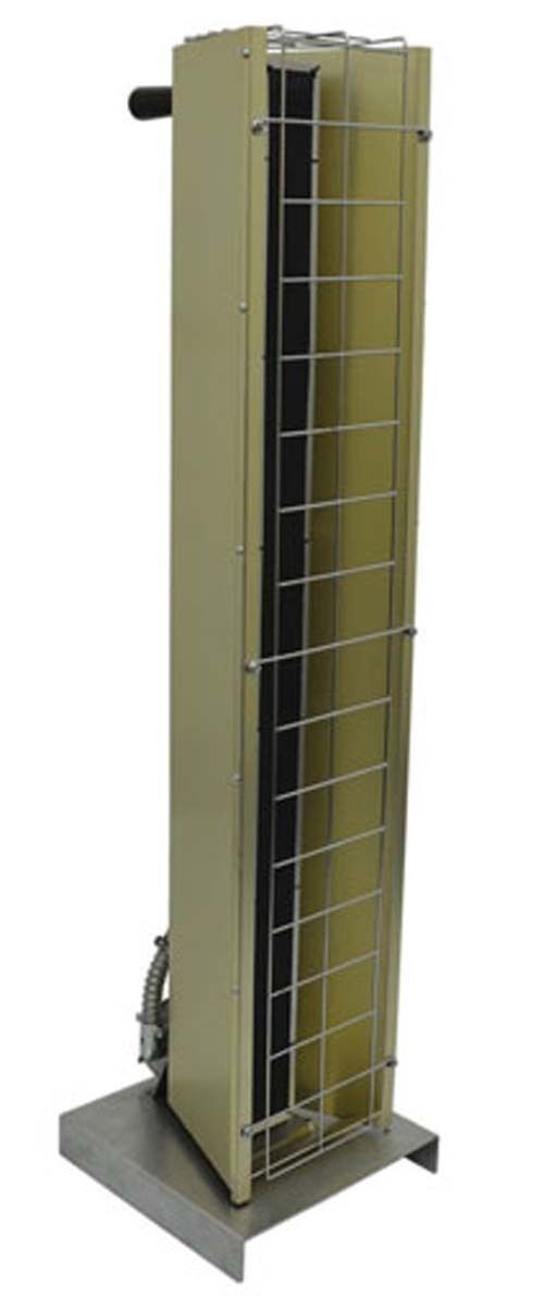 Portable Infrared HEATER - 240 VOLTS - 10,749 BTU - 1 Phase - Prewired - 60 Hz