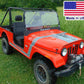 Mahindra Roxor VENTED HARD WINDSHIELD - Polycarbonate - Withstands Hwy Speeds
