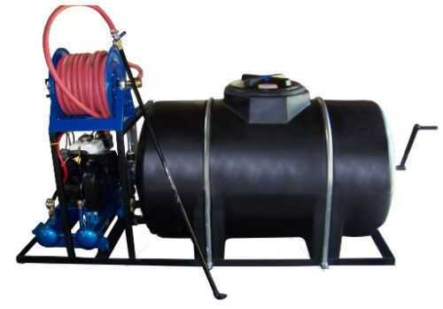 Asphalt Sealcoating Spray System & Accessories - 325 Gallon - Hand Agitated