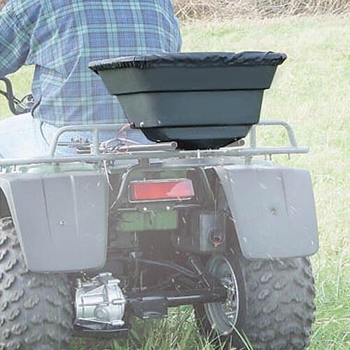 ATV Broadcast Spreader  - 12 Volts - 80 Lbs Capacity - Seed and Fertilizer