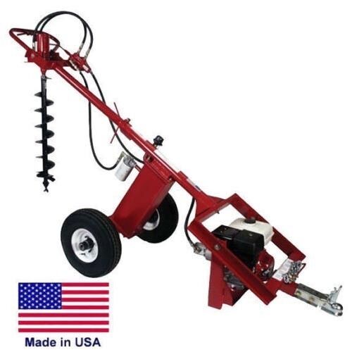 POST HOLE DIGGER Earth Auger - Hydraulic - 9 Hp Honda - 9 GPM - 351 FTLBS Torque