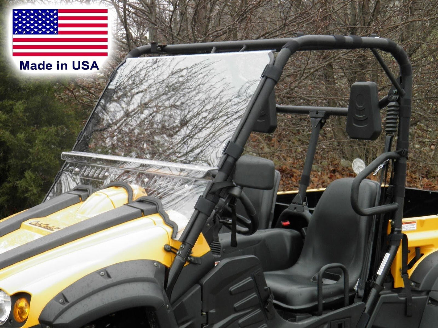 HARD WINDSHIELD for Cub Cadet Challenger 500 and 700 - Withstands Highway Speeds