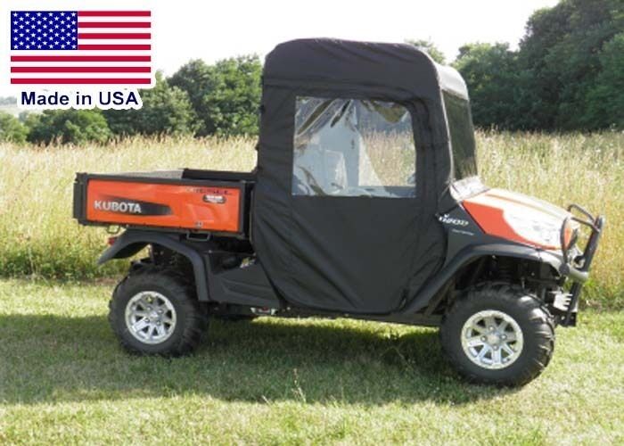 Full Enclosure for Kubota RTV X1120D X900 - Vinyl Windshield, Doors, Roof, Rear