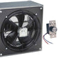 12" Exhaust Fan - Axial - 1208 CFM - 120 Volt - 1 Phase - Variable Speed Control