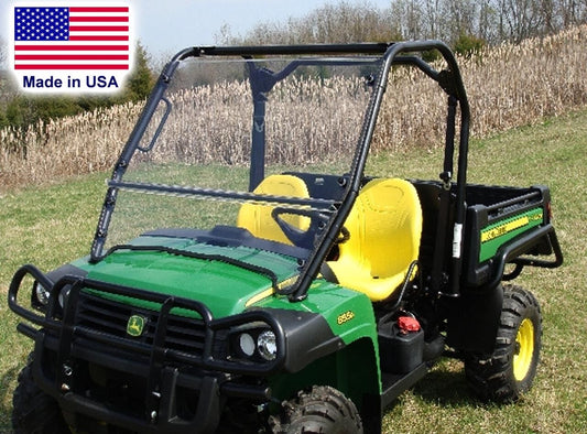 HARD WINDSHIELD for John Deere Gator TS, TX, & Turf - Withstands Highway Speeds