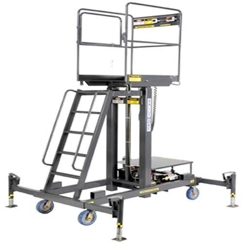 AC Power Two Person Lift - 15 Ft - 28"x36" Platform - 15 Ft Tall - 110V - 12 Amp