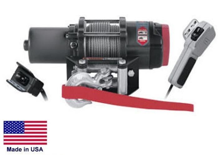 WINCH - Heavy Duty - 12 Volt DC - .9 Hp - 3,000 Lb Cap 50 Ft of 3/16" Wire Rope