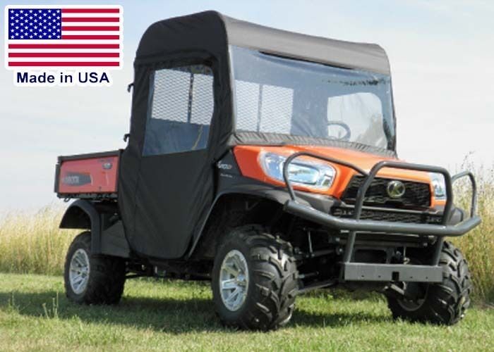 Full Enclosure for Kubota RTV X1120D X900 - Vinyl Windshield, Doors, Roof, Rear