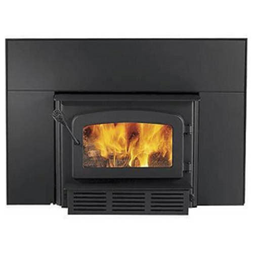 Fireplace Wood Insert Heater with 110V Blower - 39,000 BTU - 130 CFM 1,600 sqft