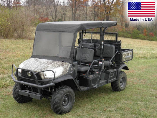 Kubota RTV X1140 VINYL WINDSHIELD & ROOF COMBO - Soft - Withstands Hwy Speeds