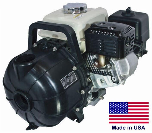 3" Centrifugal Gas WATER PUMP - 280 GPM -  6.5 HP - B&S Engine - Self Prime