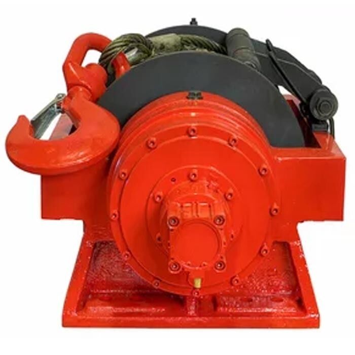Hydraulic Winch - 33,000 LBS Cap - 15 Tons - Air & Manual Clutch - Commercial
