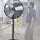 24" Oscillating Pedestal Fan - 7435 CFM - 120 Volts - 3 Speed - Indoor & Outdoor