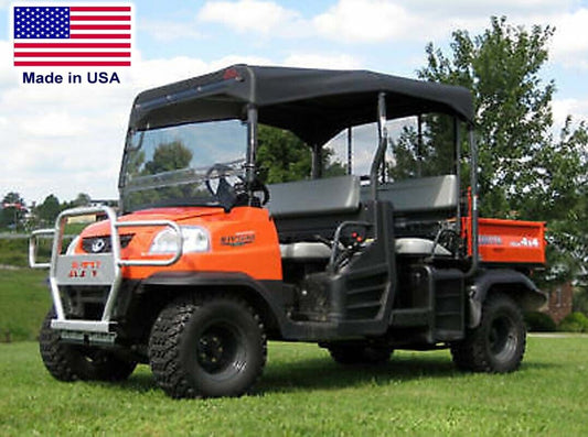 ROOF & HARD WINDSHIELD for Kubota RTV1140 - Soft Top Material - Polycarbonate