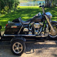 Motorcycle Trailer - 3179 lbs Cap - 112" Long - 2" Ball Compatible - Foldable