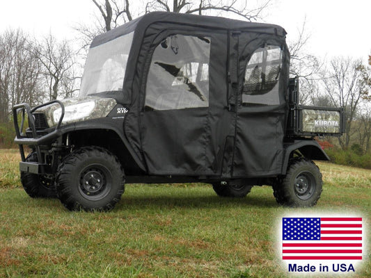 Kubota RTV X1140 Full Enclosure - VINYL WINDSHIELD, Doors, Roof & Rear Window